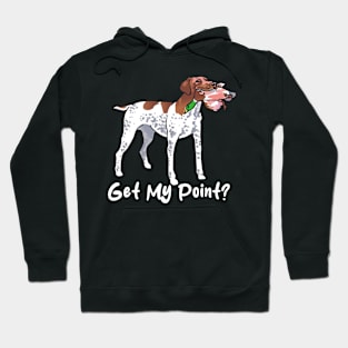 Camo Canine Get My Point, German Shorthaired Pointers Tee Trend Hoodie